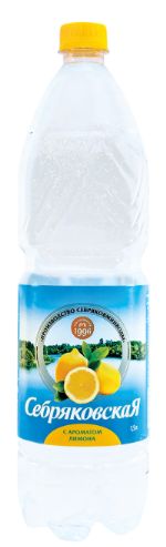 Минеральная вода Себряковская с ароматом лимона 1,5л