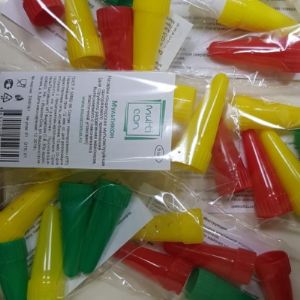 Мультикон (вариант в разноцвете: рандомное наполнение упаковки красными, жёлтыми, зелёными, белыми наконечниками).