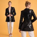 Вечерний Блейзер Luxe с Пайетками