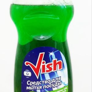 Гель для мытья посуды, т.м.  «Vish» Green Apple, 750мл в пластиковой бутылке.