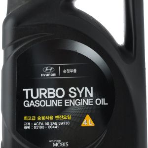 Синтетическое моторное масло MOBIS Turbo SYN Gasoline 5W-30, 4 л