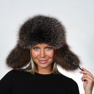 шапка из норки. 