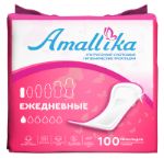 Женские ультратонкие ежедневные гигиенические прокладки Amallika, 100шт AED-100