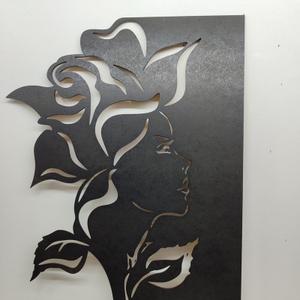 Панно однослойное женщина-роза