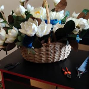 Корзина плетёная ритуальная Миледи