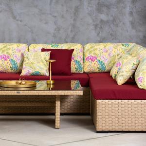 Угловой комплект Мальты из искусственного ротанга от Malacca