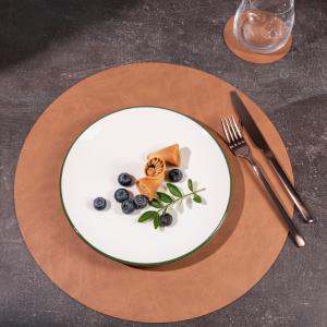 Салфетка сервировочная из натуральной кожи