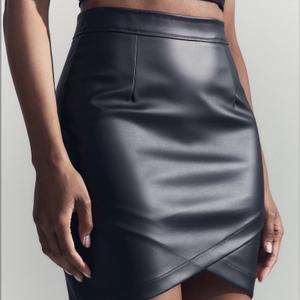 Юбка эко кожа