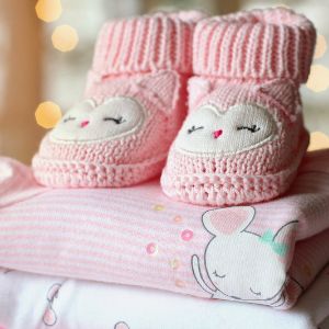 flat knit baby shoes