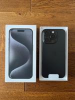 Apple iPhone 15 Pro — 256 ГБ — Черный титан (разблокирован) — Совершенно новый