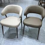 Стул для обеденного стола Yi Fanke A213 Светло-серый, коричневый