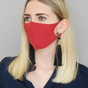 Многоразовая защитная маска из неопрена (красная)