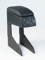 Подлокотник Бар ВАЗ 2110 Логан, Ларгус, Акцент, Ланос омб черный, нитка черная Подлокотник 2110 ч/ч