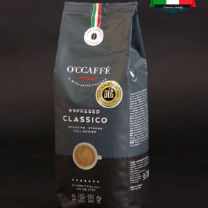 O&#39;CCAFFE зерновой кофе CLASSICO. Смесь: 30% Arabica / 70% Robusta. 1кг.