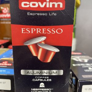 Кофе в капсулах COVIM NESPRESSO ALU ESPRESSO, 50% Арабика, 50% Робуста, упаковка 10 капсул - ALU ESPRESSO — это высококачественная смесь с приятным интенсивным ароматом и мягким вкусом, гарантированная традициями и качеством кофе Covim. Алюминиевые капсулы на одну порцию, совместимые с кофемашинами марки Nespresso, чтобы подарить вам удовольствие от хорошего эспрессо в любое время дня. 

Только оптовые продажи

Мелкий опт- 480 рублей

Средний опт - 40 рублей

Крупный опт - 350 рублей

Поставки напрямую из Италии.

Безналичный расчет.