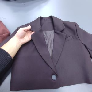 Короткий пиджак ткань Милана