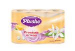 Туалетная бумага Plushe Premium Aroma 'Orange Blossom", 3слоя, 6 рулонов*15 м, персиковая, ароматизированная, 16 в упаковке 19744