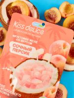 Фруктовое желе с кусочками Kiss Delice со вкусом Сочный Персик