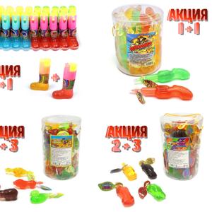 Товарные акции 1+1 2+1 3+1 и 2+3
Являясь прямым импортером, мы гарантируем качество продукции, предоставляя разнообразные варианты для обогащения вашего ассортимента.
У нас самый широкий ассортимент Жидких конфет-спреев.