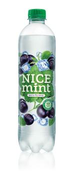 Напиток безалкогольный газированный "NICE mint с ароматом мяты и бузины" на фруктозе 0,53 л.