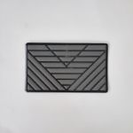 Подпятник пласт с резиновыми вставками "V"