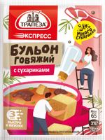 Бульон говяжий с сухариками Экспресс 14г/22