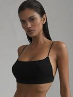 Топ летний, черный