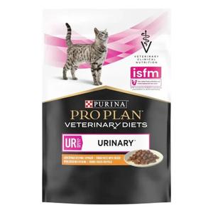 Purina Veterinary Diets UR ST/OX Urinary 10 шт х 85 г Влажный корм (пауч) для взрослых кошек при болезнях нижних отделов мочевыводящих путей, с курицей