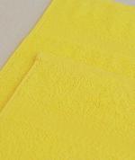 Полотенце махровое с бордюром 50*90 Ituma лимонный 001