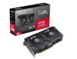 ASUS Dual Radeon RX 7600 XT OC 16GB GDDR6 128-bit Memory, 18Gbps Memory Speed, 2801 MHz Boost Clock, 2048 Stream Processors, PCI Express 4.0, HDMI 2.1/ DisplayPort 2.1 | DUAL-RX7600XT-O16G 185292