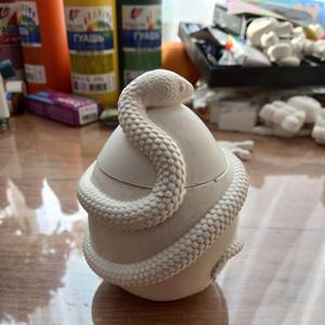 Гипсовая шкатулка, Змея