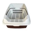 Туалет для кошек ЦарапычЪ с высокой сеткой и бортом