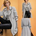 Длинное Пальто Noir-Trim Tailored