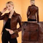 Премиальная кожаная куртка Midnight Heritage из натуральной кожи