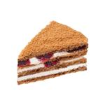 Пирожное "Медовик" вишнёвое Хочу-Хочу