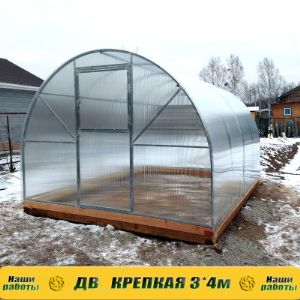 теплица ДВ Крепкая 3х4м