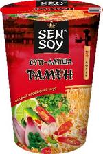 СТАКАН СУП Лапша РАМЕН острый 65г/24шт "Sen Soy"