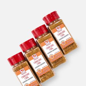 Состав: соль поваренная пищевая молотая (сорт высший, помол №1), кориандр молотый, уцхо сунели молотый, перец красный молотый чили, чеснок сушеный гранулированный, шафран имеретинский молотый.
Пищевая ценность (средние значения) в 100 г продукта:
КБЖУ 288,6; 13,2; 11,4; 34,8.