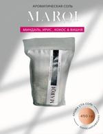 Ароматическая соль "СПА" с ароматом миндаль, ирис, кокос и вишня MARQI аромасоль-спа-миндаль-ирис-кокос-вишня