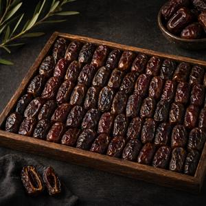 Финики сорта Kabkab — мягкий и сочный продукт с ярко выраженной сладостью. Отличаются привлекательным внешним видом и хорошо подходят для прямого потребления и десертов.