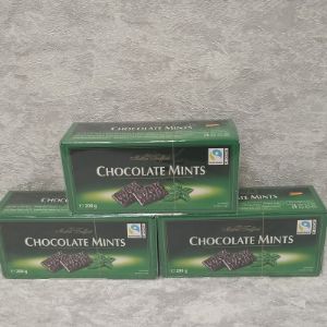 Шоколадные пластинки с мятным вкусом Мэтр Трюффо Австрия 200 гр