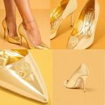 Золотые стилетто Aurélia Royal