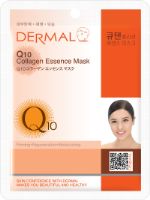Антиоксидантная тканевая маска с коллагеном и коэнзимом DERMAL Q10 Collagen Essence Mask Wrinkle-car Dermal RE45993