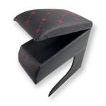 Подлокотник Бар ВАЗ 2110 Логан, Ларгус, Акцент, Ланос ромб черный, красный 2110 ч/к