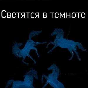 Набор елочных игрушек ручной работы. Светятся в темноте