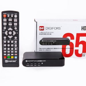 Цифровой эфирный DVB-T2/DVB-C ресивер с мультимедиа Digifors HD 65