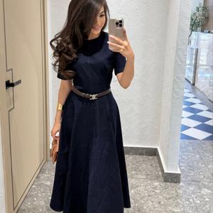 Джинсовое платье с ремнем под заказ 100 шт