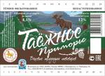 Пиво "Таёжное Приморье" тёмное 4,1%