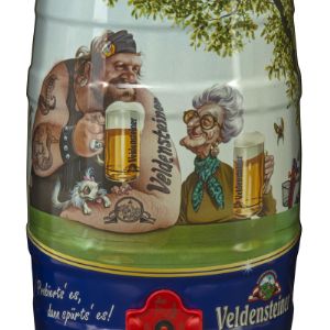 Пиво Фельденштайнер Пилс / Veldensteiner Pils светлое фильтрованное алк.4,9% об. 5 л бочонок (Германия)