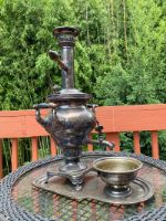Rare Antique Imperial Russian Polish Silverplate Samovar Tea Urn Set 947564857